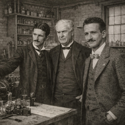 Tesla, Edison and Kolben
